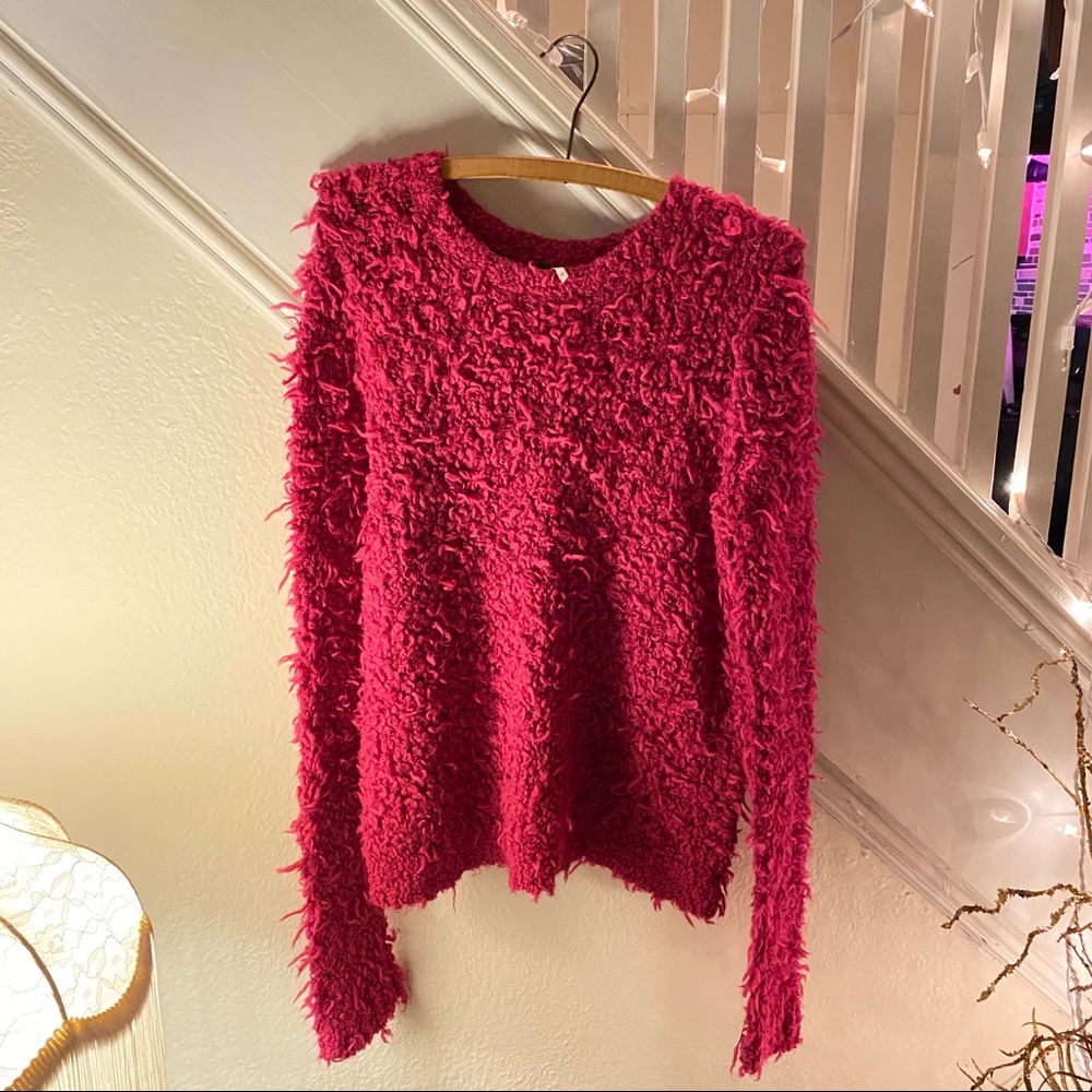 Free People shag sweater